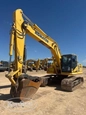 Front of used Komatsu Excavator
